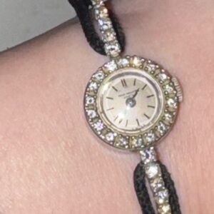 Authentic Patek Philip platinum vintage diamond watch